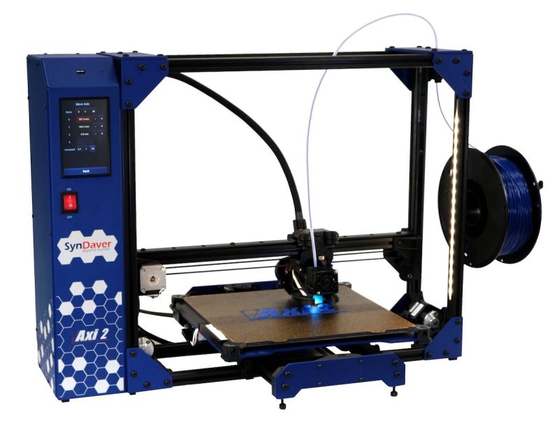 Syndaver Axi2 3D Printer + 4 Spools of 3D Printlife Filament