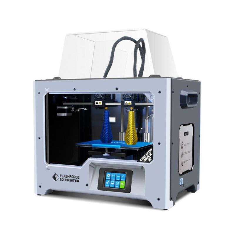 FlashForge Creator Max 2 Independent Dual Extruder 3D Printer + 2 Spools Of 3D Printlife Filament