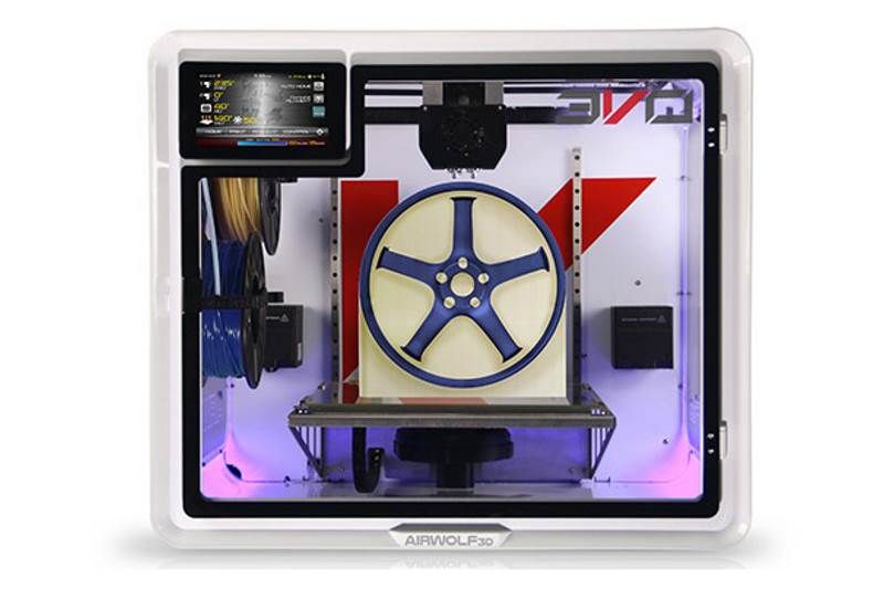 Airwolf3D EVO 3D Printer + 4 Spools of 3D Printlife Filament