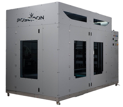 Filament Innovations POSEIDON-Gen2 3D Printer-Typhoon &amp; Pulsar Pellet Extrusion System